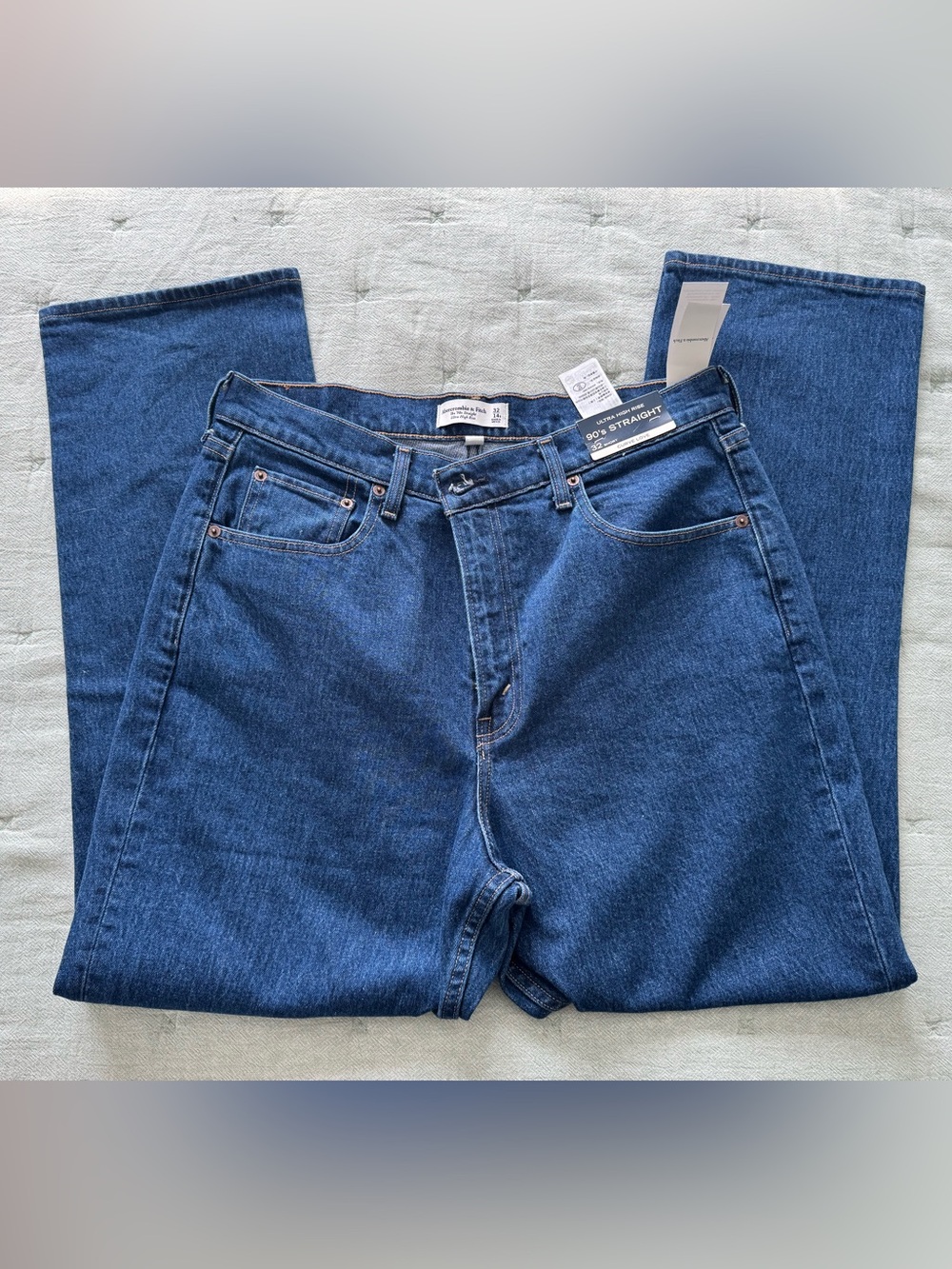 Abercrombie and Fitch Curve Love 90’s Straight Jeans